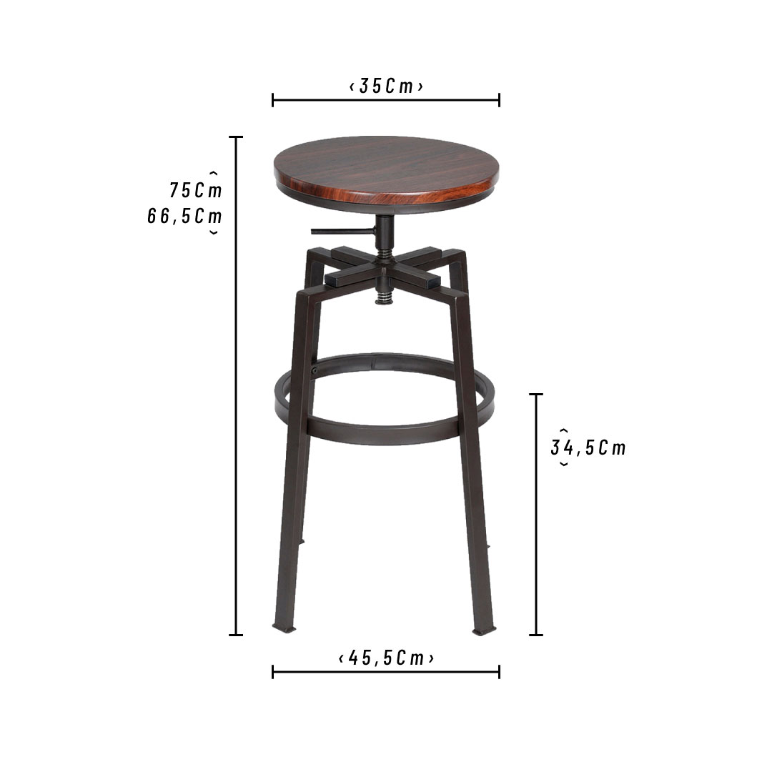 Banqueta Taburete Alto - Image 2