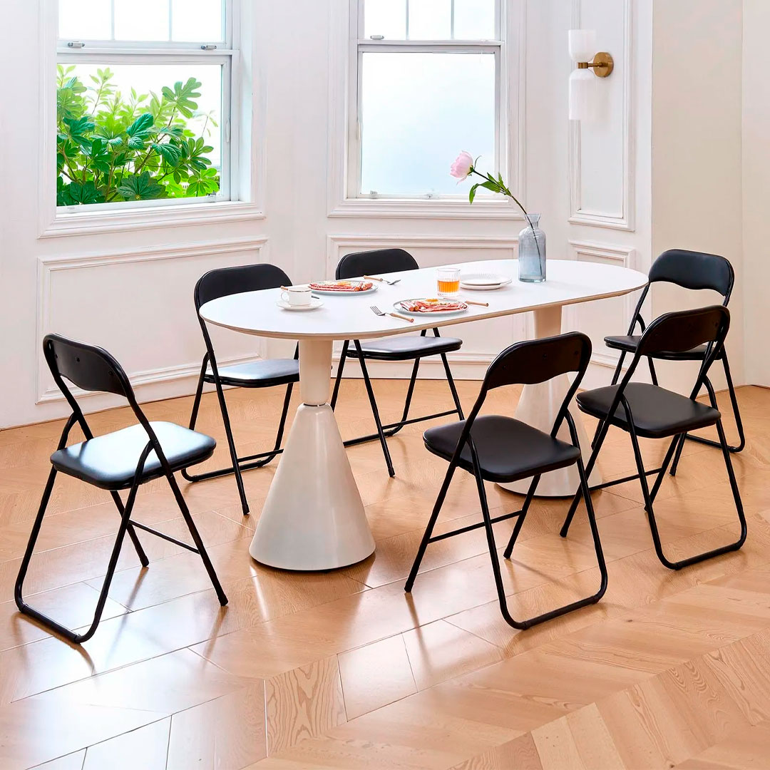 Silla Comedor Plegable x6 - Image 2