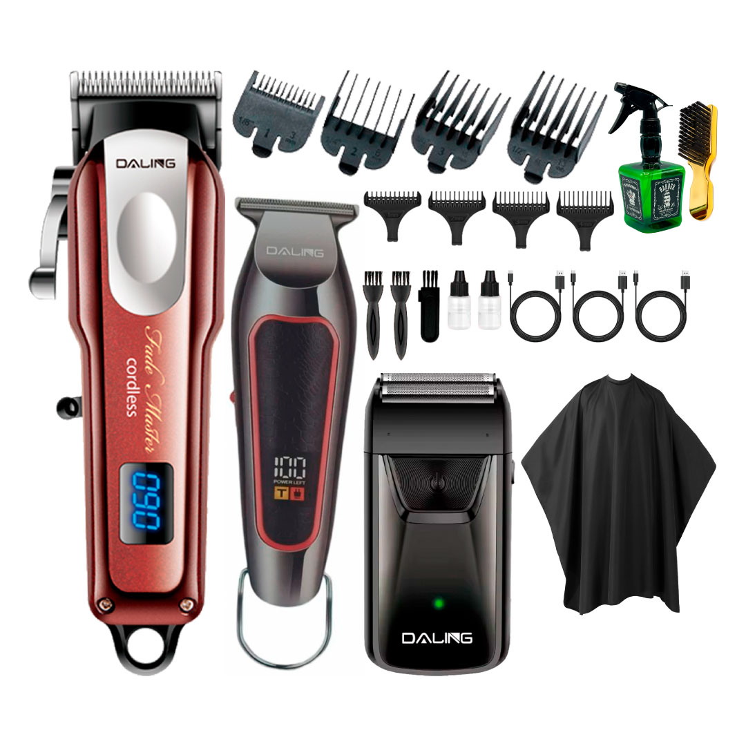 Set Peluquería Barbería Daling Kit 09
